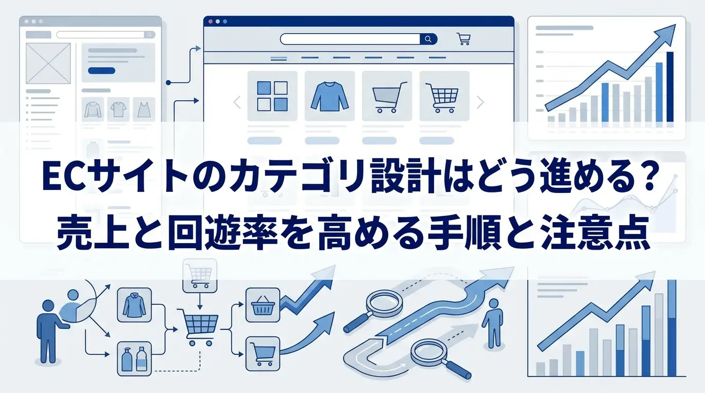 ECサイトのカテゴリ設計はどう進める？売上と回遊率を高める手順と注意点