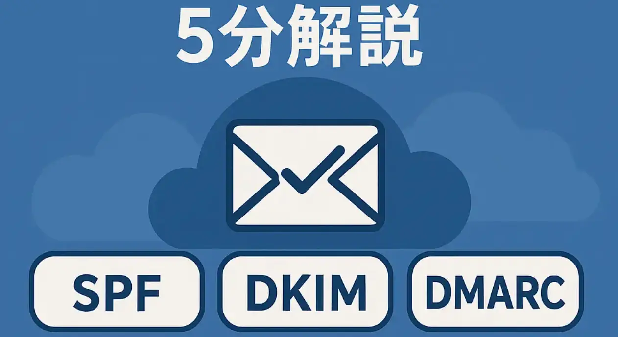 SPFレコード・DKIMレコード・DMARC メール認証3種類を5分解説。メールの到達率を高めるためのDNS設定