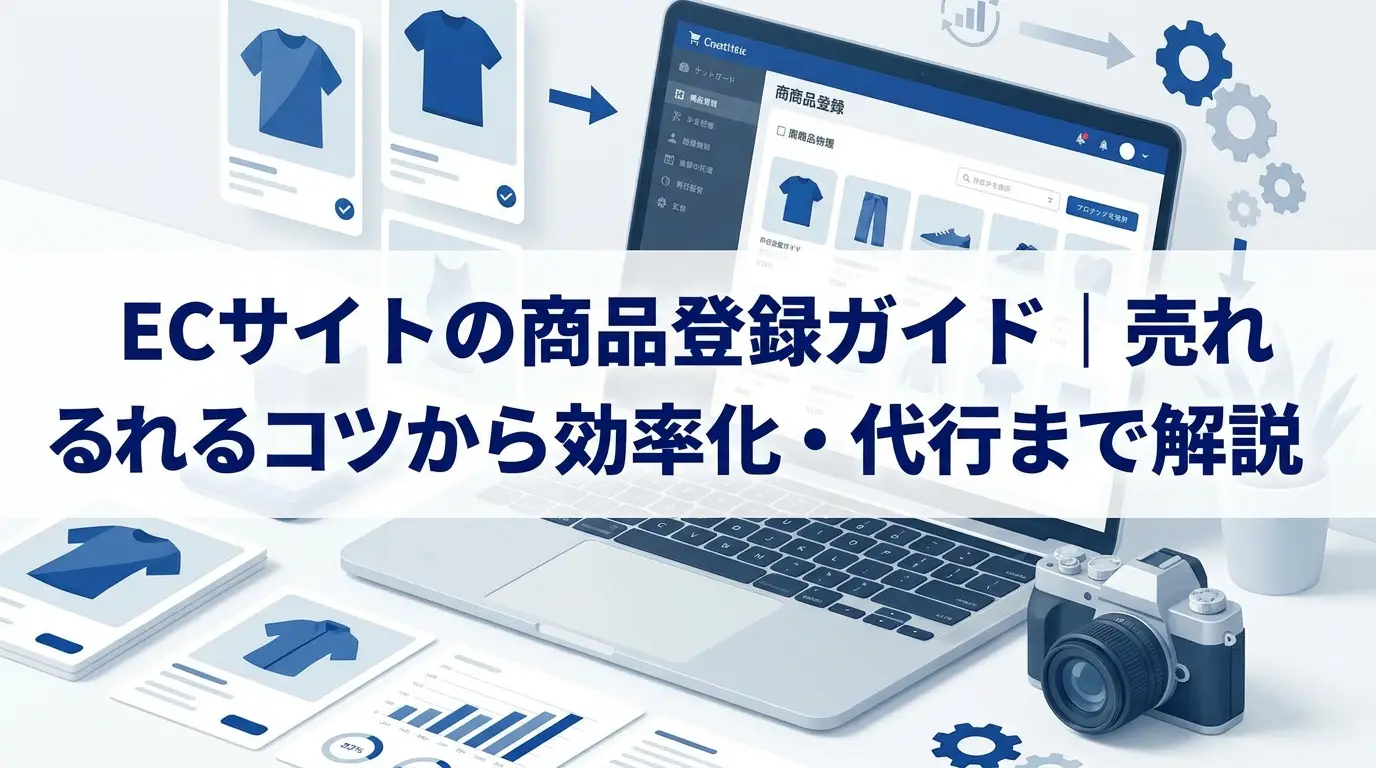 ECサイトの商品登録ガイド｜売れるコツから効率化・代行まで解説