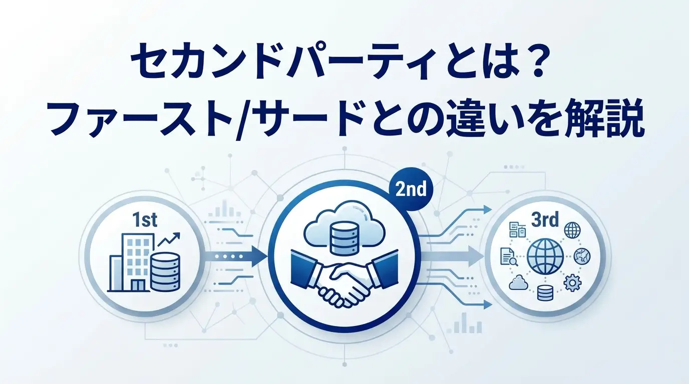 セカンドパーティとは？ファースト/サードとの違いを解説