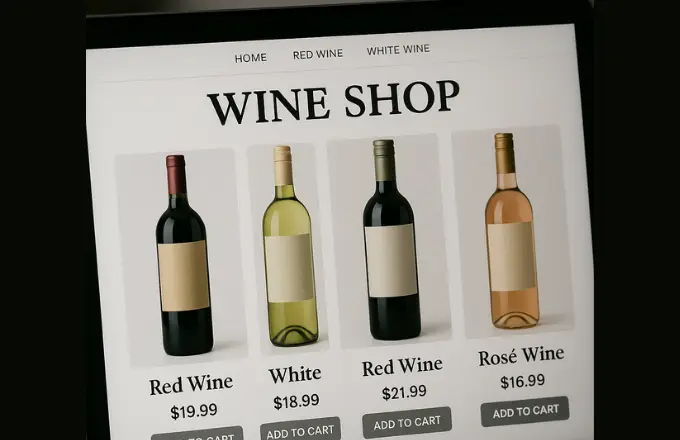 ワインショップの画像